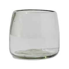 12oz Hand Blown Glass Tea Cups from Jalisco, MX