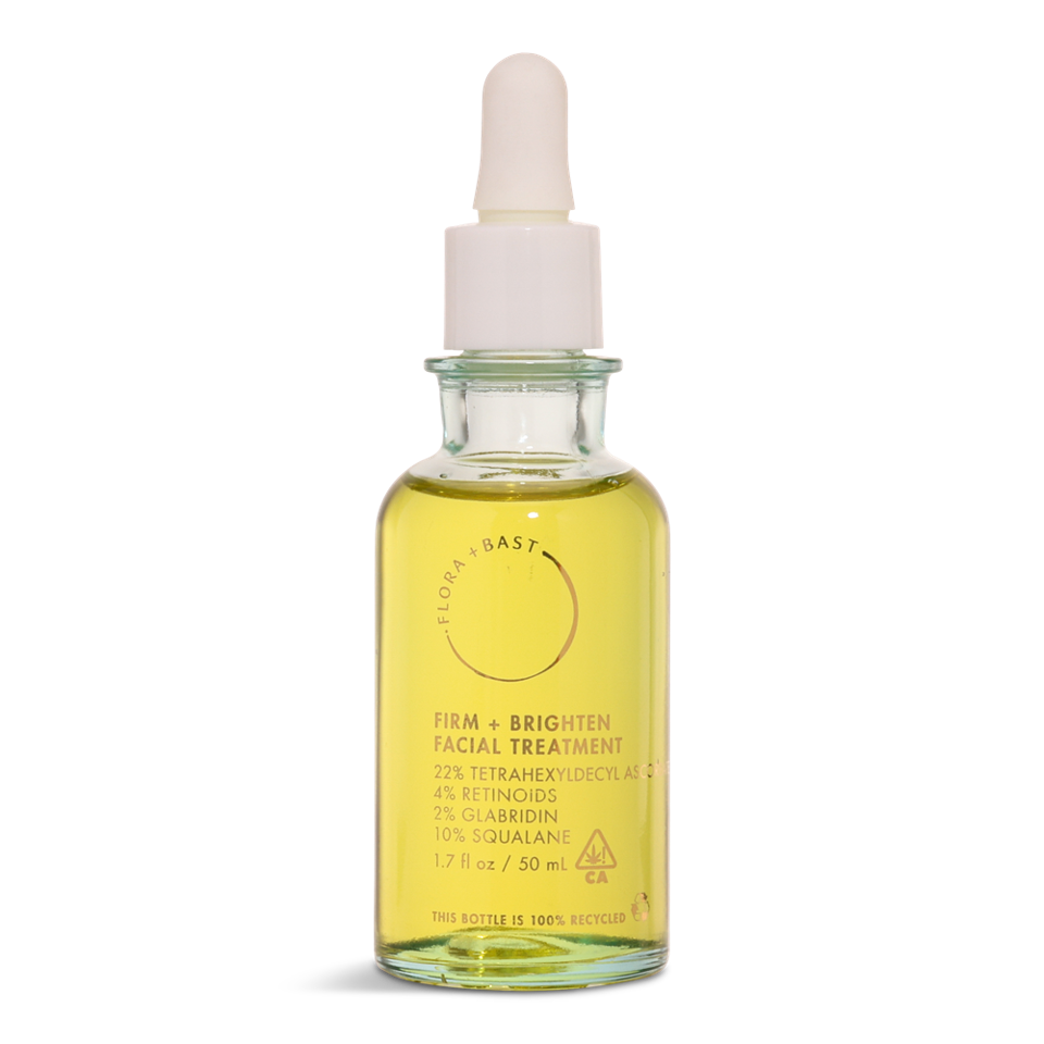 A brightening face oil with Vitamin C and retinoids to help minimize dark spots and wrinkles