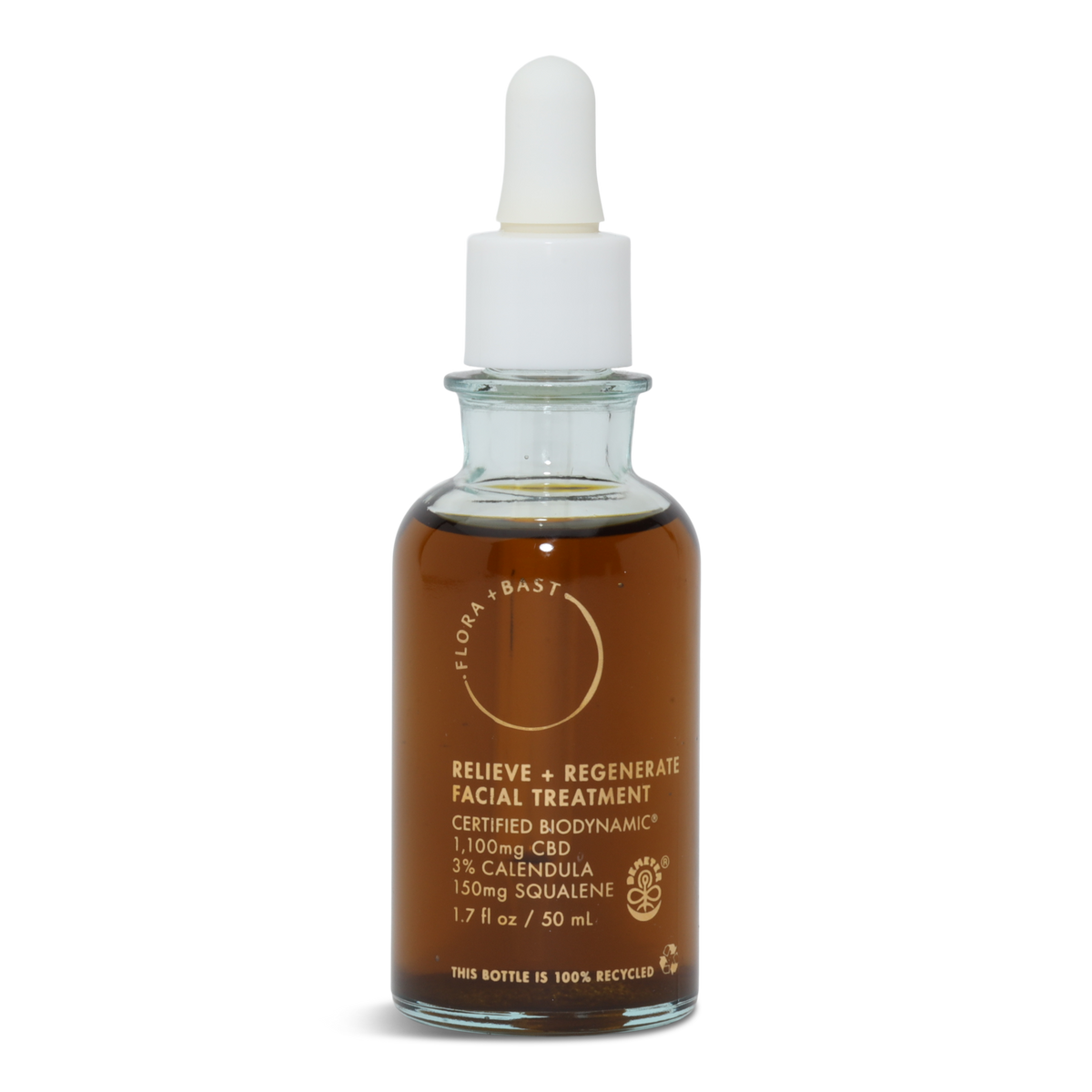 A healing face oil for the most irritated skin, packed with CBD and calendula